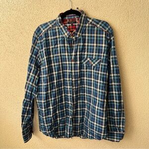 Ted Baker Men's Plaid Button Down Shirt Size 7 US XXL